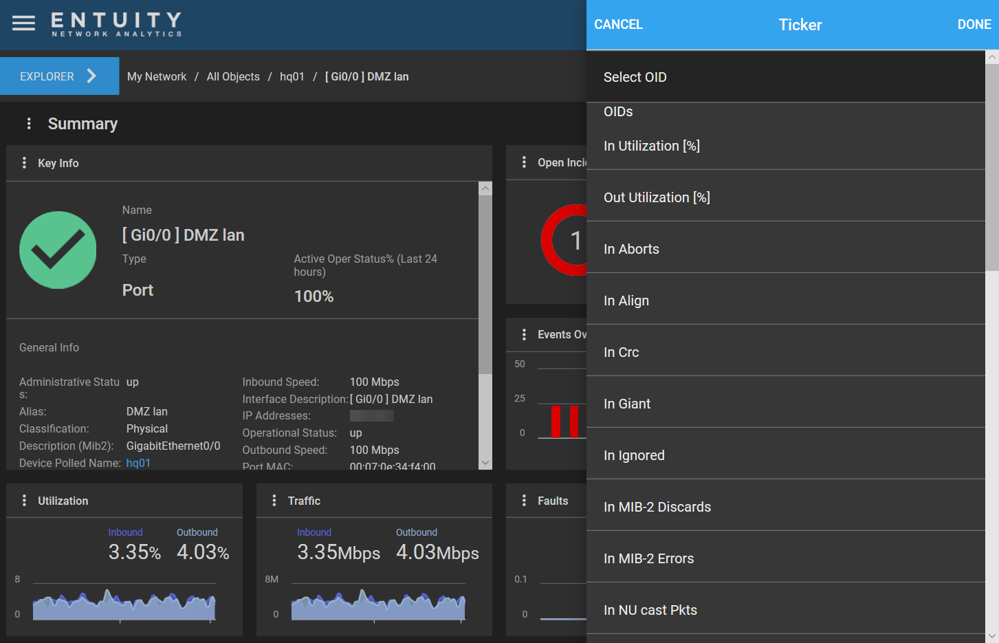 How do I create Ticker charts? – Entuity