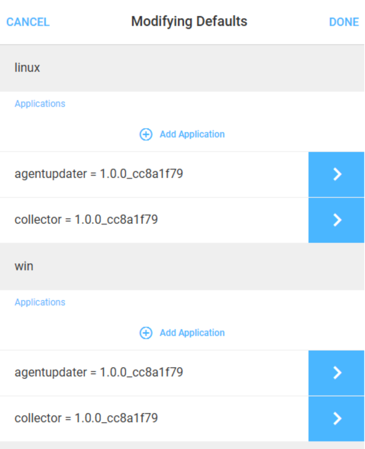 Modifying defaults form