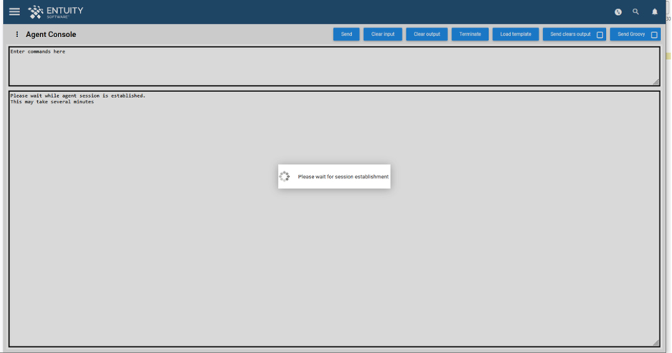 Agent Console page