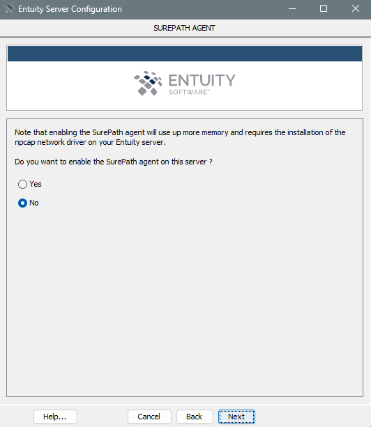 How do I configure Entuity via the wizard? – Entuity