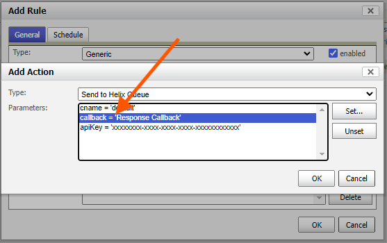 Keeping the callback parameter