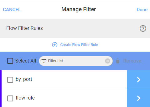 Manage Filter form