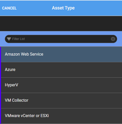 supported VM platforms