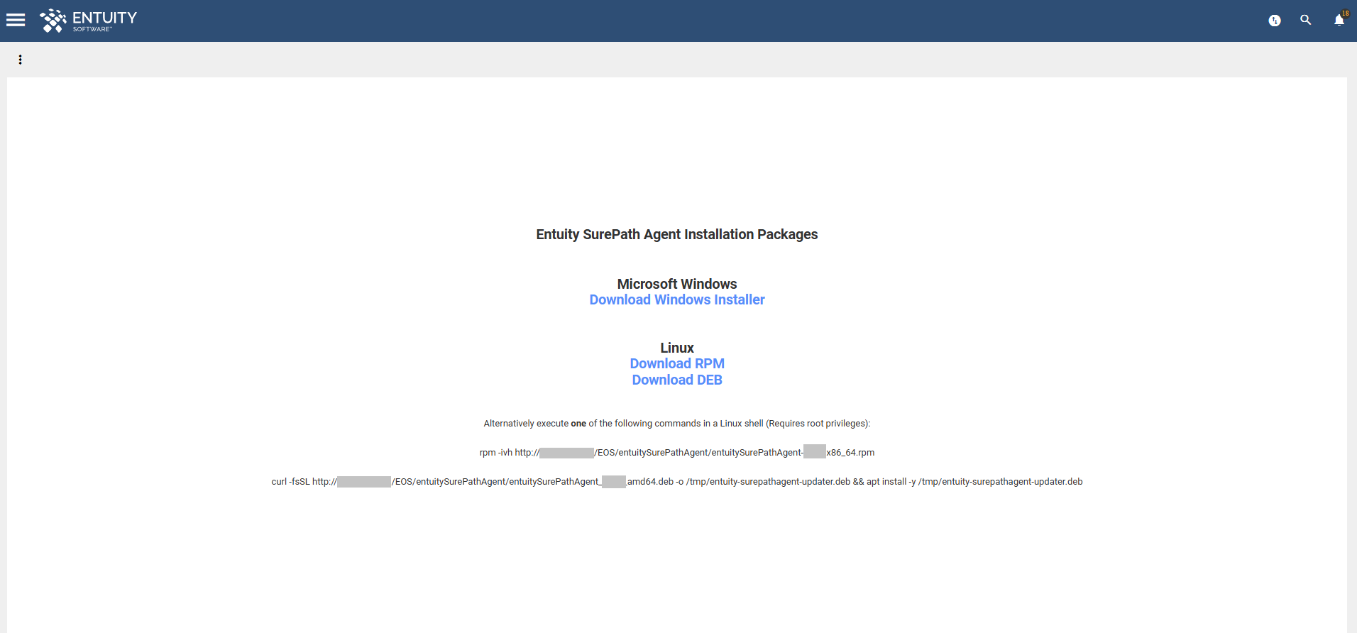 surepath_install_packages_page.png