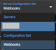 Server/Configuration Set dropdown field