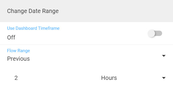 Change Date Range